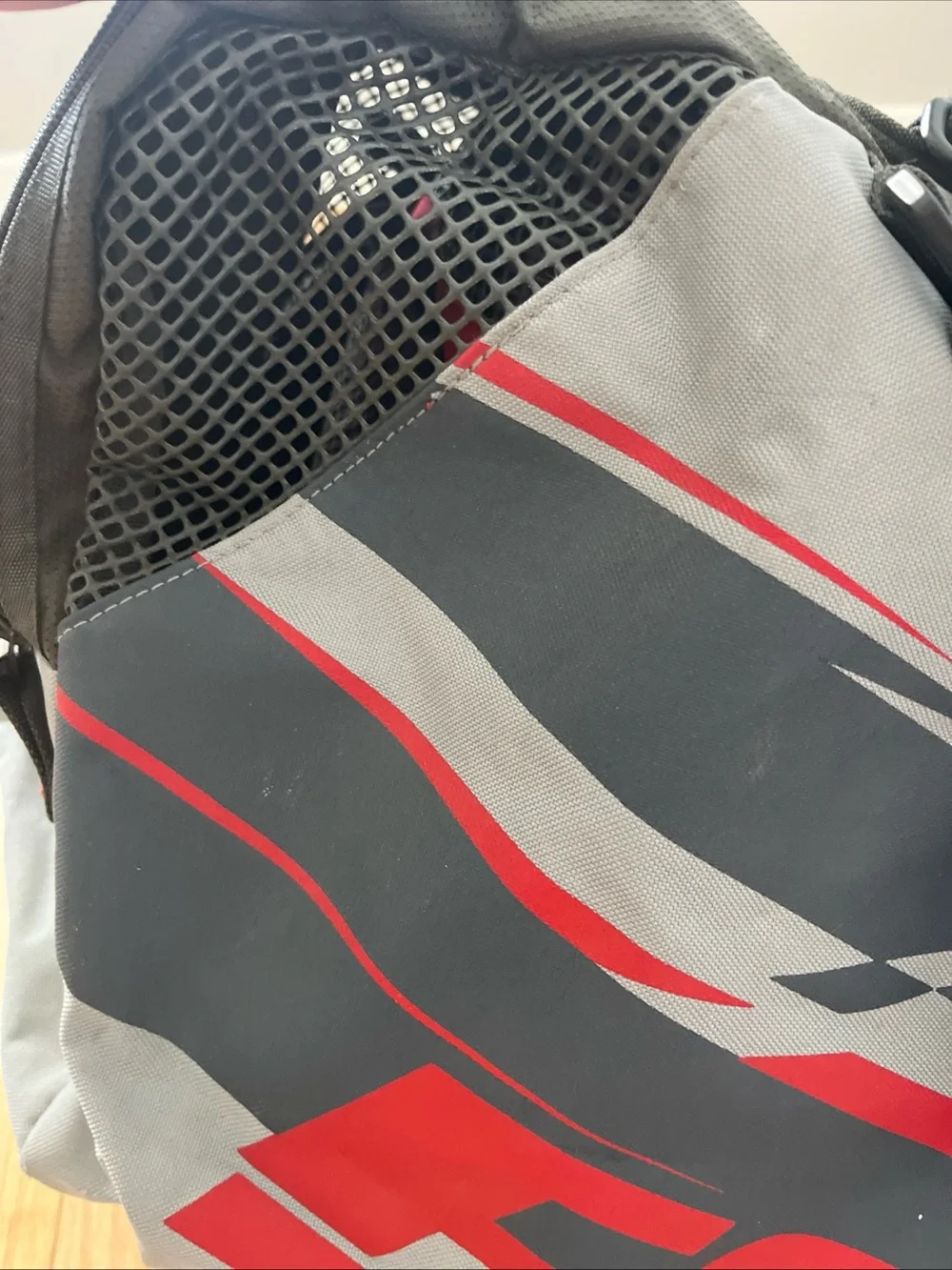 Fox Racing Motocross Canvas Duffle Bag Large With Straps ~27in X 12in X 13in